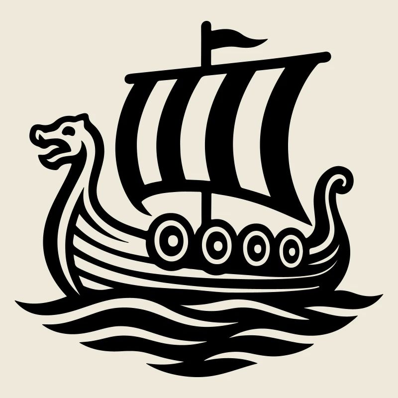 Wikingerschiff Drachenboot Wikinger