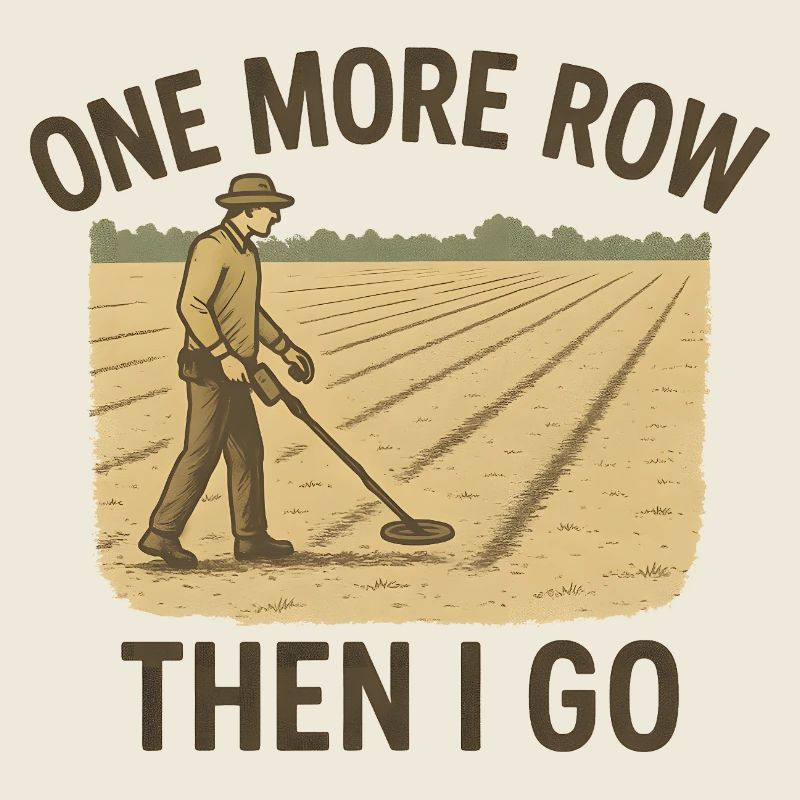 Encore une rangée et je me lance à la détection de métaux pour m’amuser