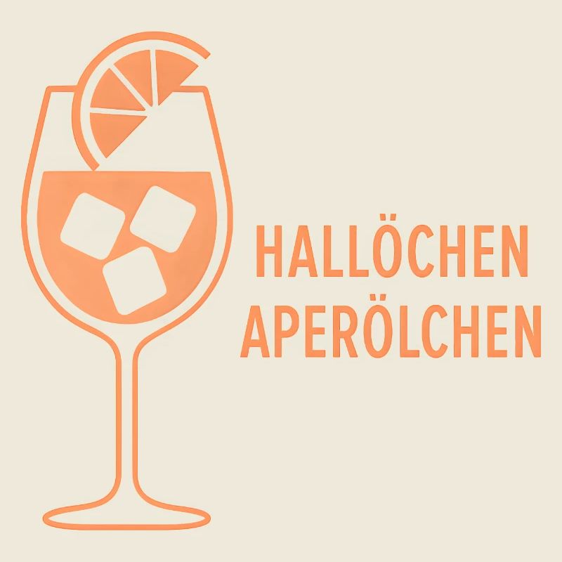 Hallöchen Aperölchen Party Spritz Geschenkidee