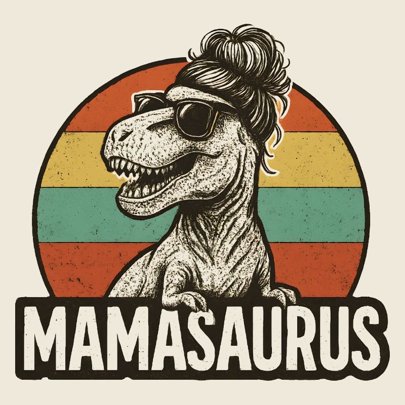 Mamasaurus Mama Mutter Geschenkidee Humor Lustig