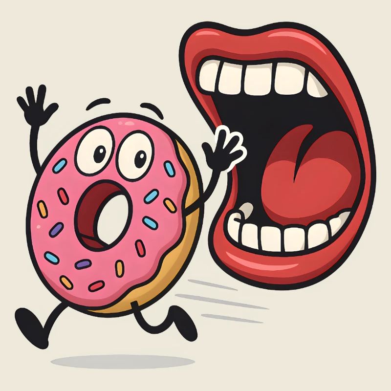 Humour de Donut Running