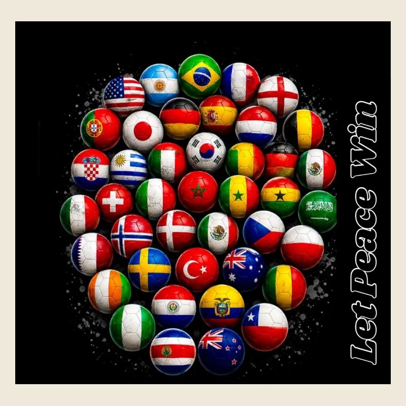 Let Peace Win: World Flag Balls