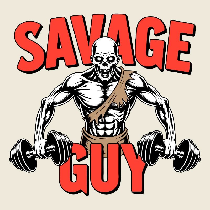 Squelette de gymnase sauvage