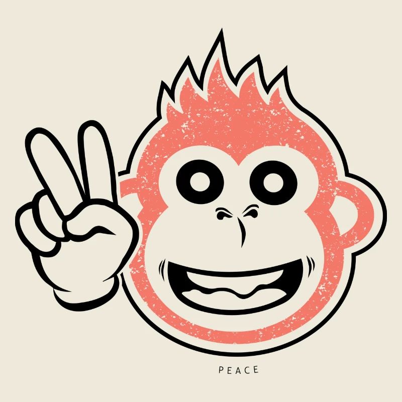 Peace monkey