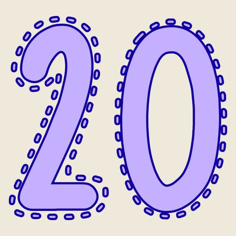 20. 20 ANS. 20e ANNIVERSAIRE. ANNIVERSAIRE 20 ANS.