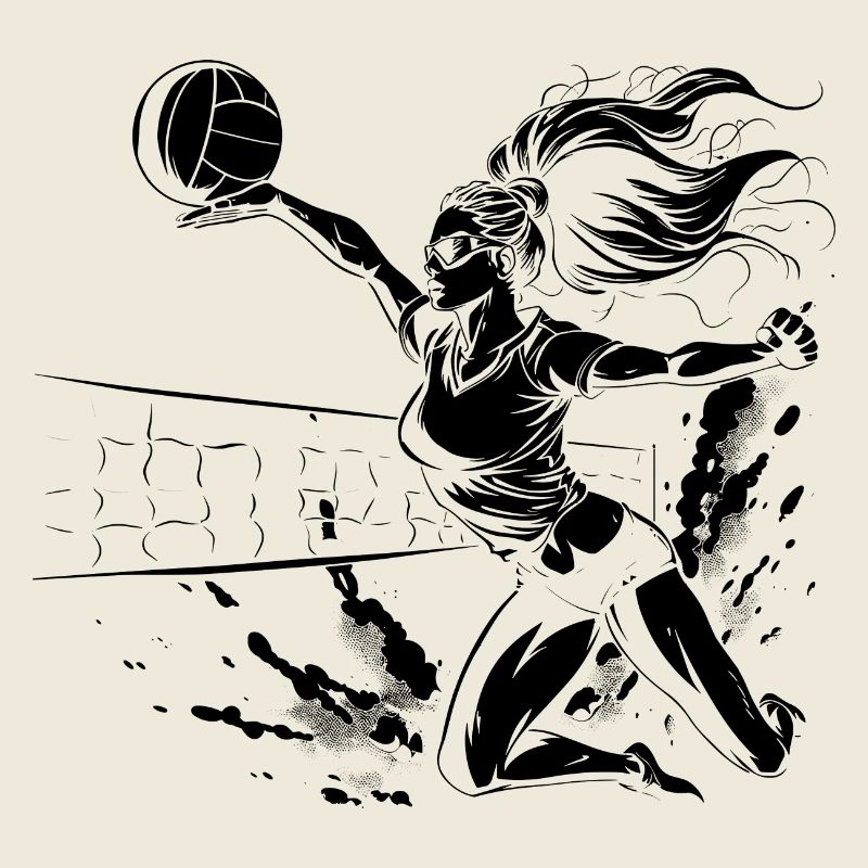 Volleyballspielerin
