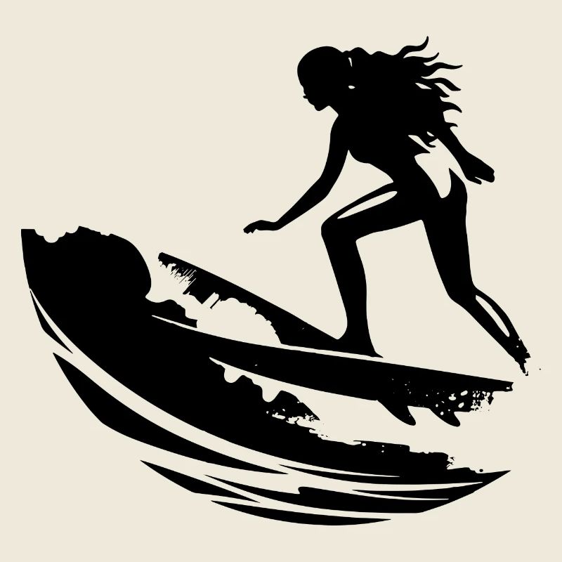Female surfer