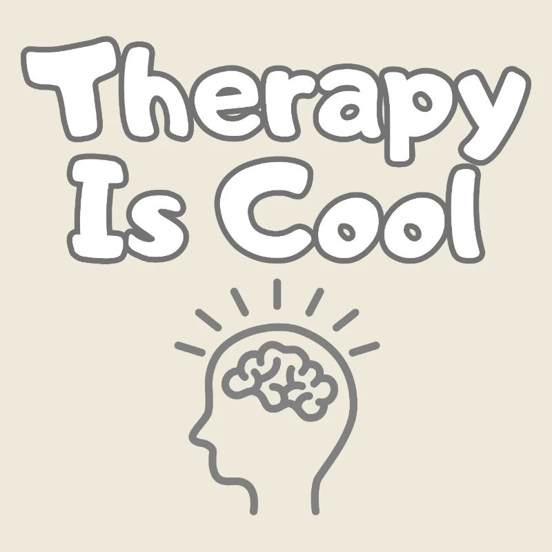 Therapy Is Cool – Therapie Statement Shirt