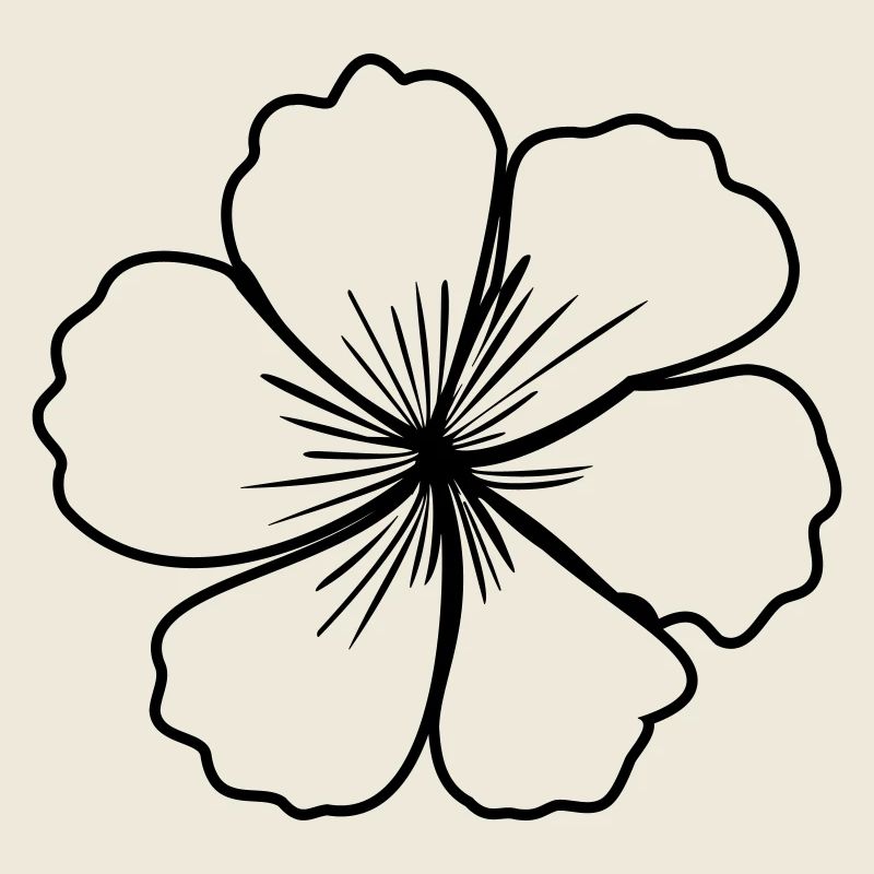 Kirschblüte – Multi-Color Konturen Sakura Look