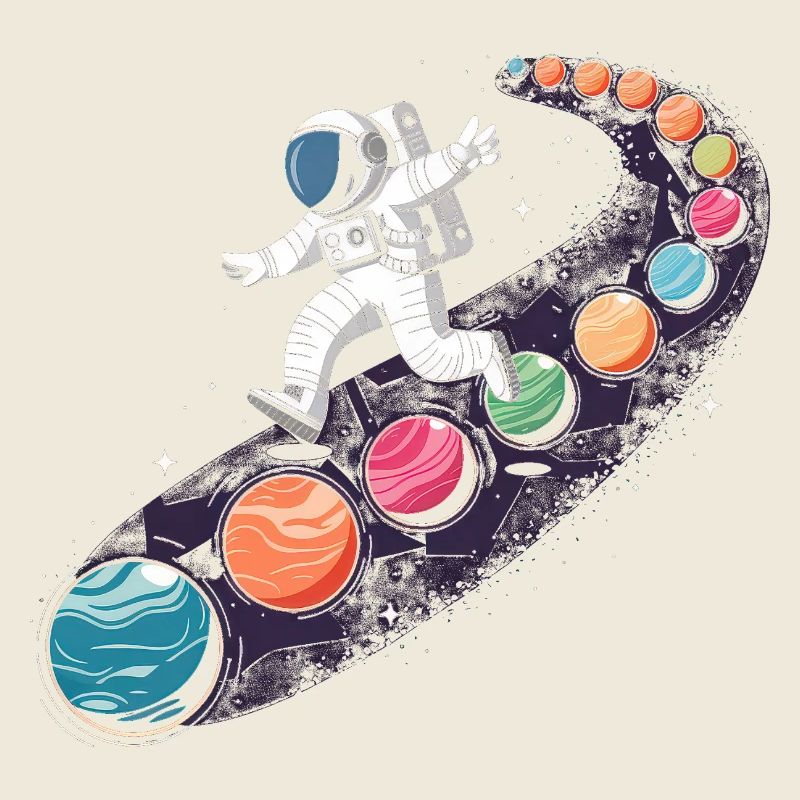 Conception d'astronautes d'aventure spatiale pour enfants