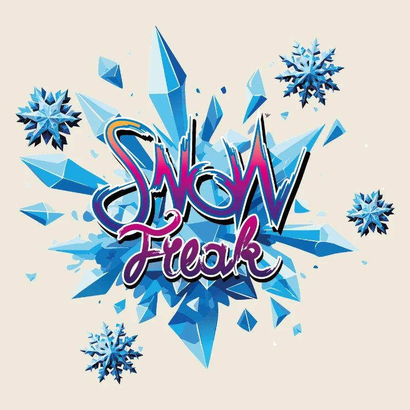 Schneekristall Explosion