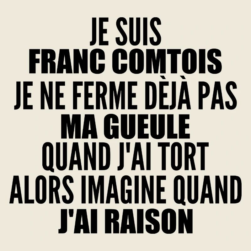 Franc comtois I don't shut my mouth frank comté
