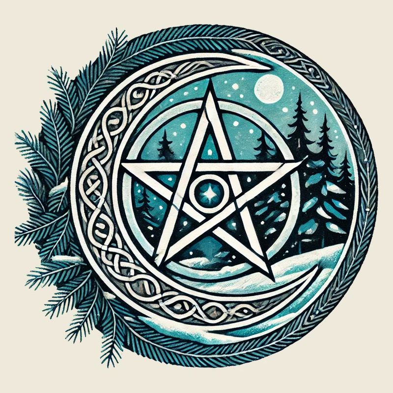 Moonlit Forest Pentagram