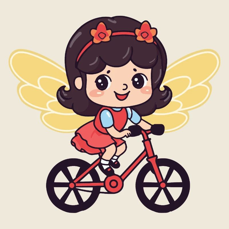 Fairy Cute Bicycle Comic