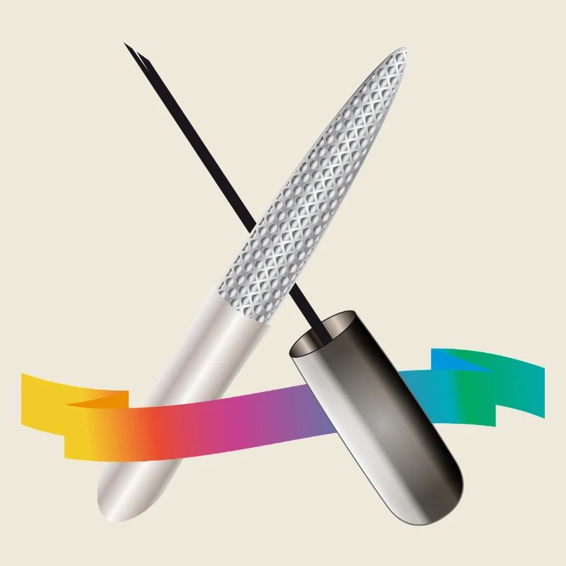 Manicure Tools with Gradient Illustration