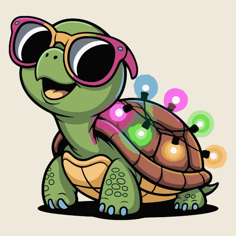 Lichtschein Turtle with sunglasses