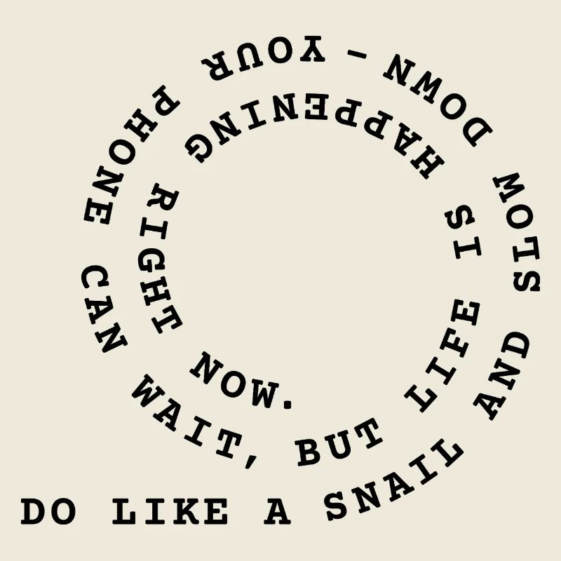 Fais comme un escargot