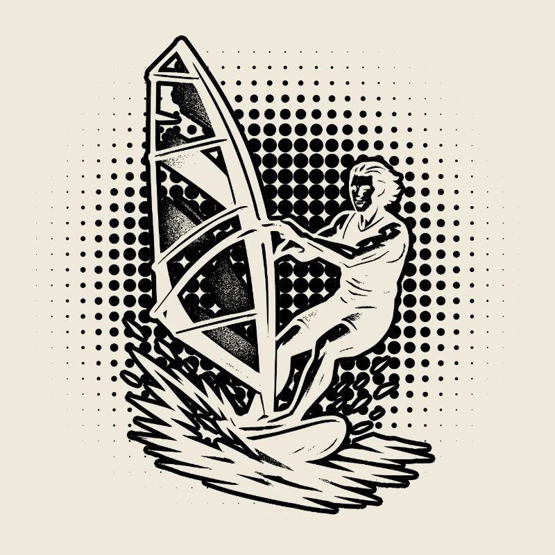 Clean Windsurfing Artwork for Windsurf