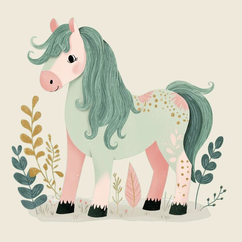 Cute Pony Horse