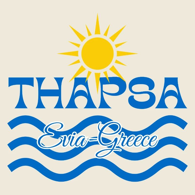 Thapsa Evia Grèce Vagues de soleil