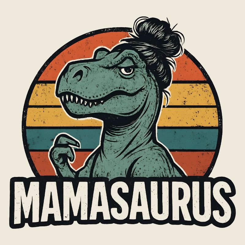 Mamasaurus Mama Mutter Geschenkidee Humor Lustig