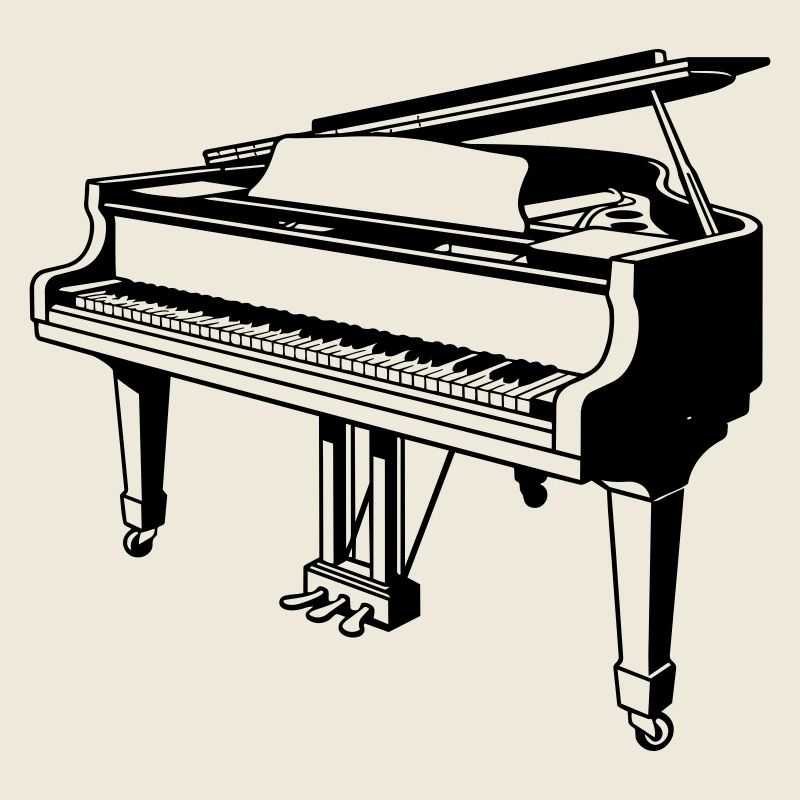 piano à queue piano