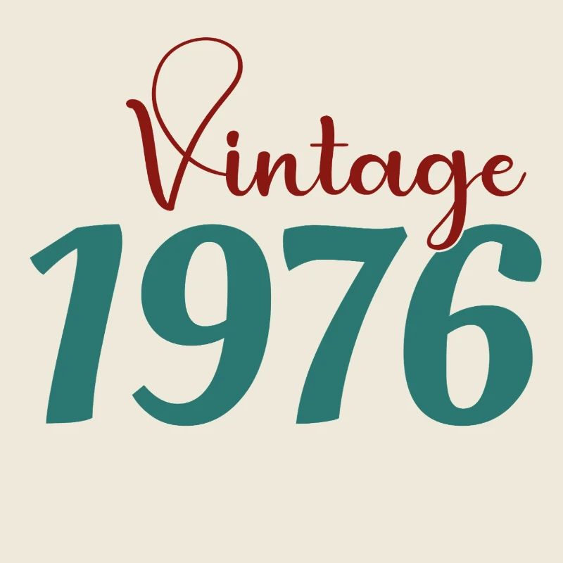 Tee 50 Ans Rétro 70s Né(e) 1976