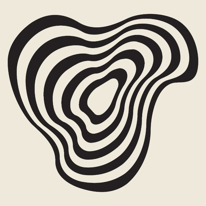 opart Conception de formes en lignes abstraites