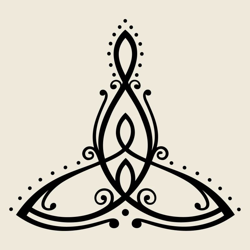 Celtic symbol, mother with two children.