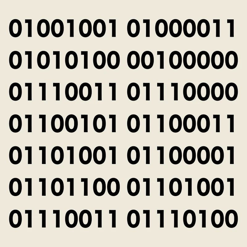ICT specialist in binary. Software humor shirt #