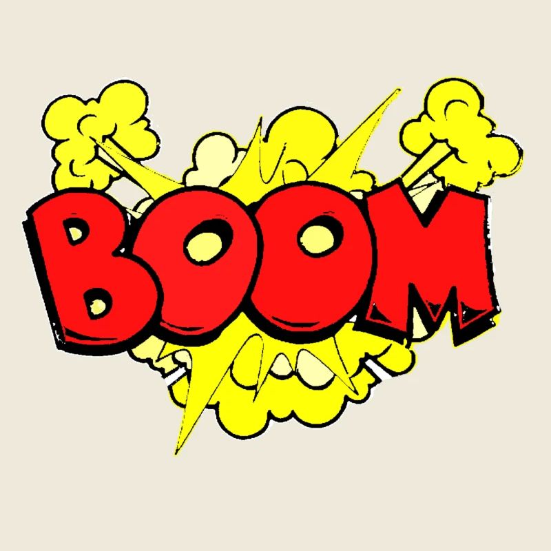 Dynamic Bomb Explosion Illustration