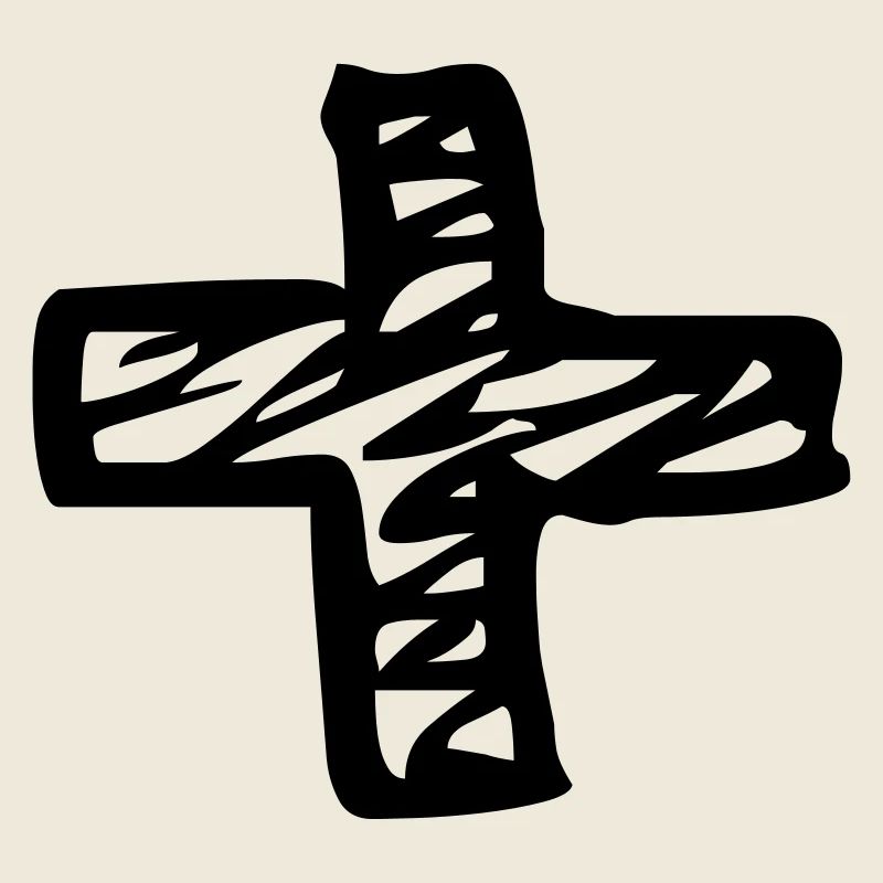 Plus Zeichen Kreuz Symbol Minimalist Design