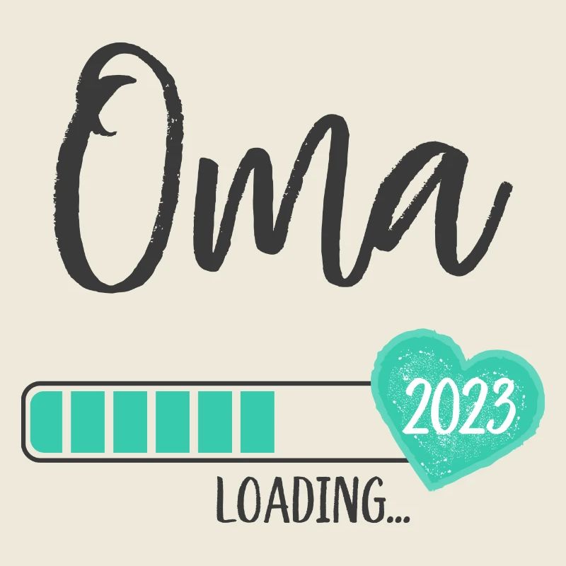Oma Loading 2023 Herz Junge Werdende Großmutter