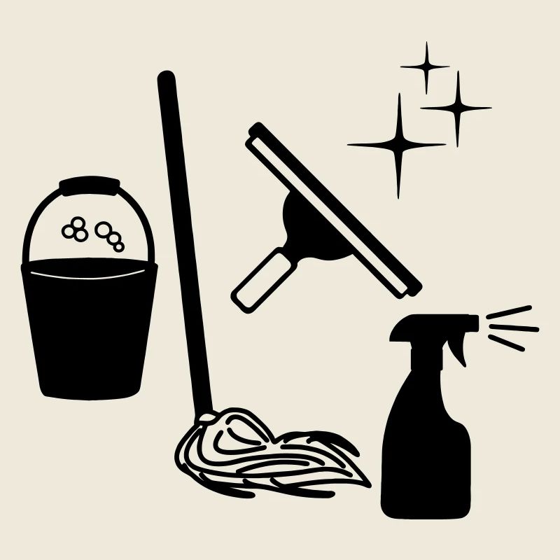 Cleaner window cleaner logo