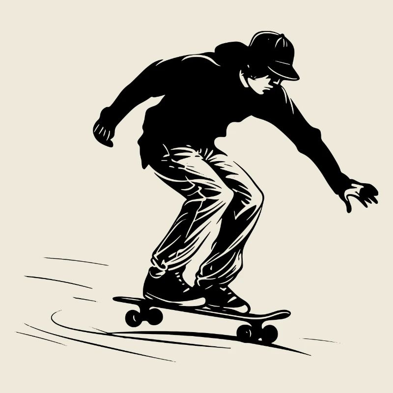 Skateboard Boy Graphic