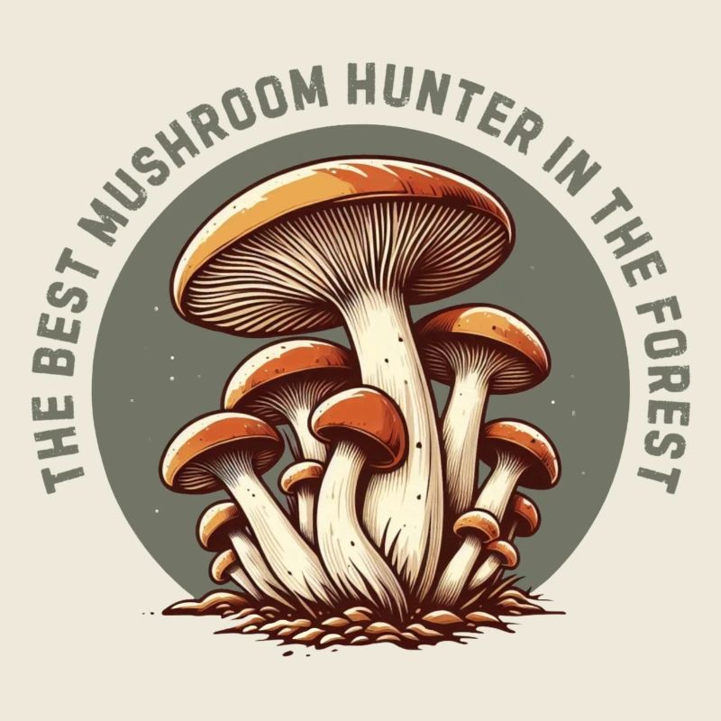 Le meilleur chasseur de champignons dans la forêt