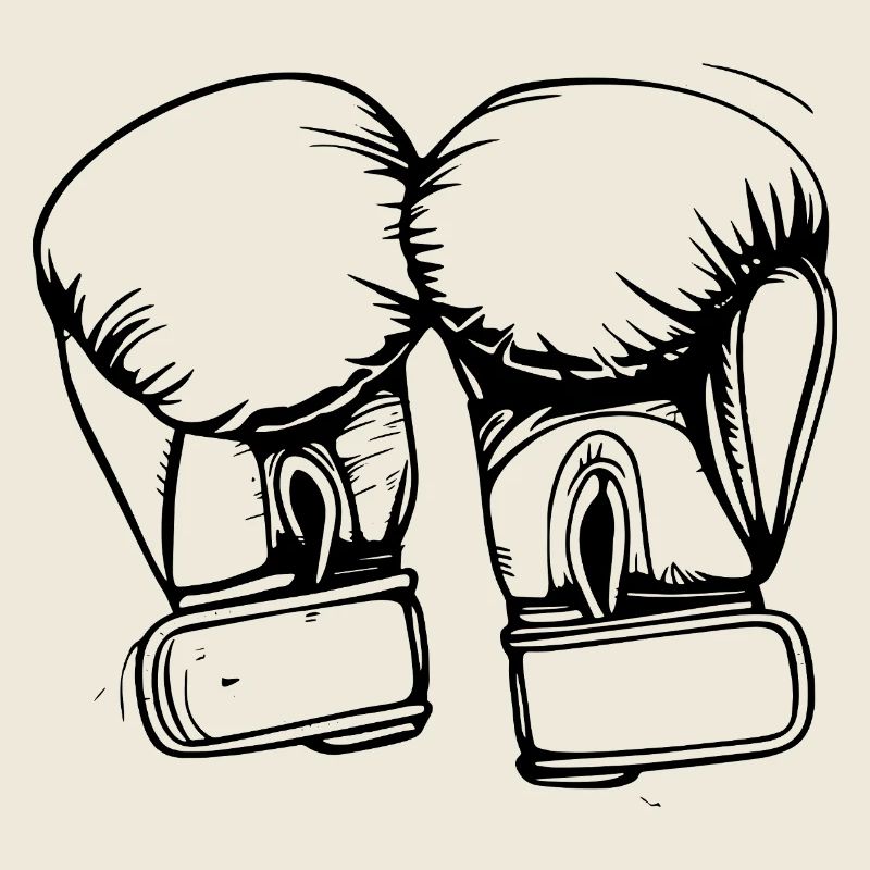 Boxhandschuhe Zeichnung
