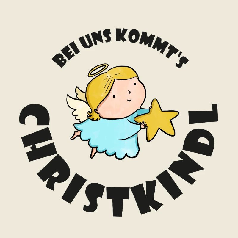 Christ Child with Star Christmas Circle