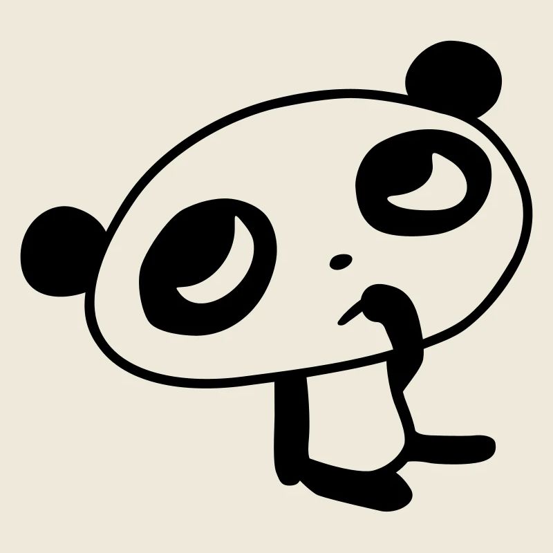 Cute Panda – Kawaii Bear & Bamboo Design
