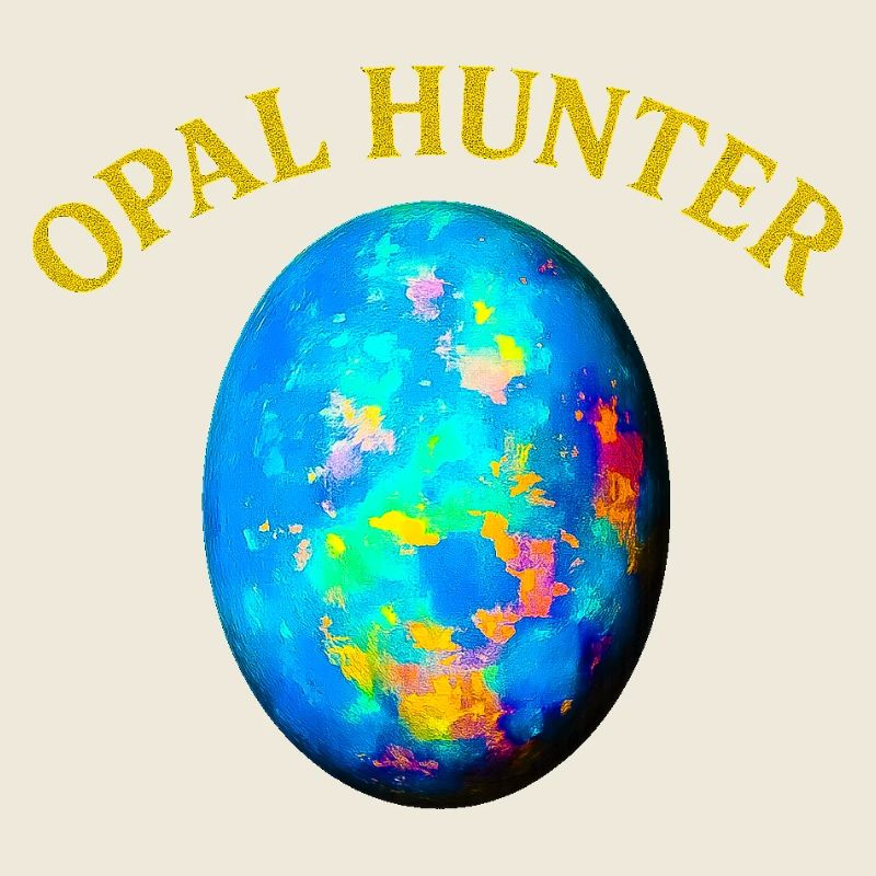 Opal Hunter: Colorful Egg Print