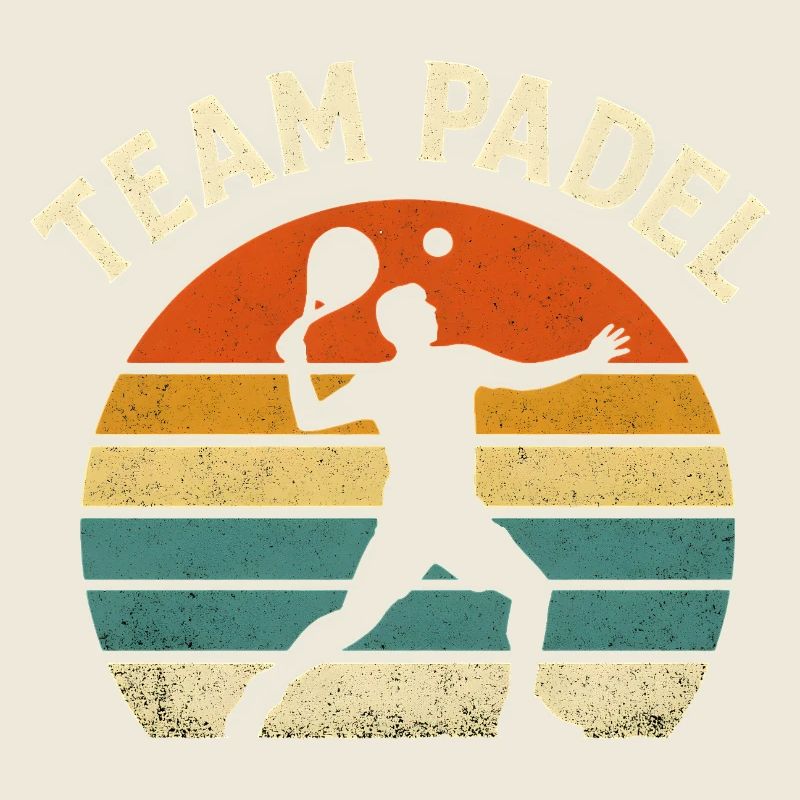 Retro Sunset Padel Team
