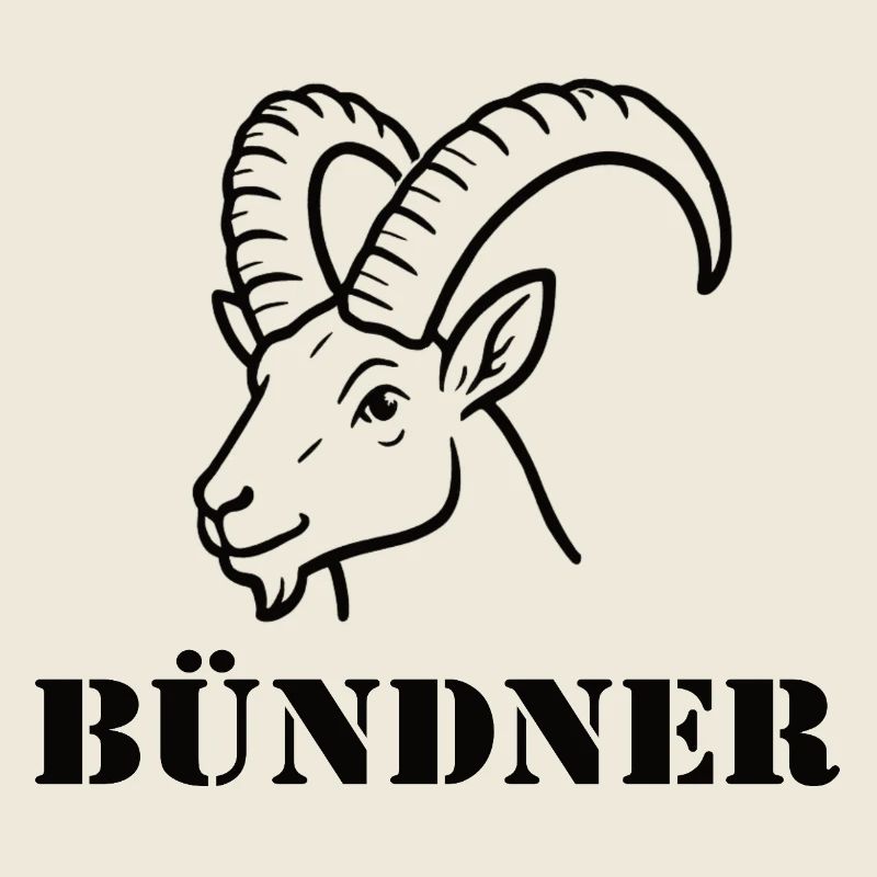 Graubünden Alpine Bock