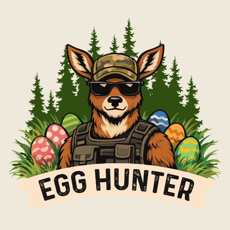 Egg Hunter Easter Bunny Spring Egg Dyeing
