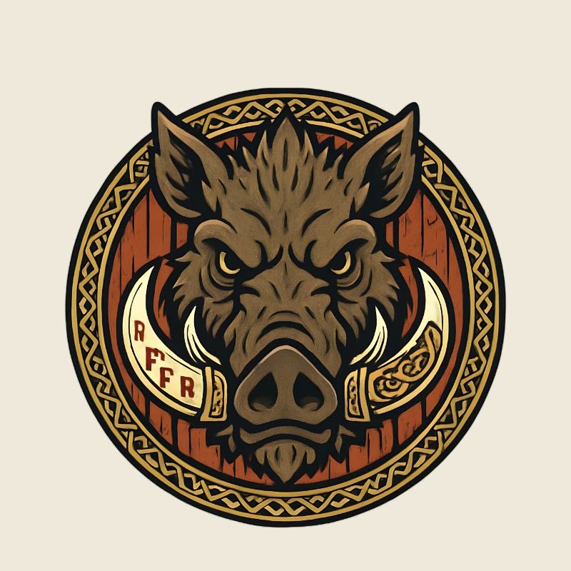 Wikinger Eberemblem