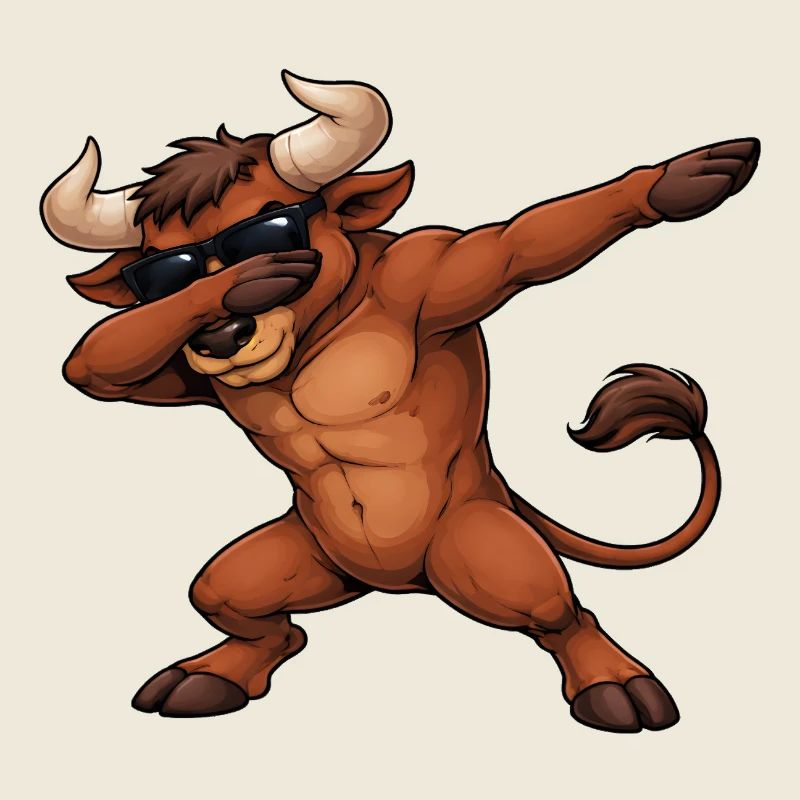 Dabbing Stier