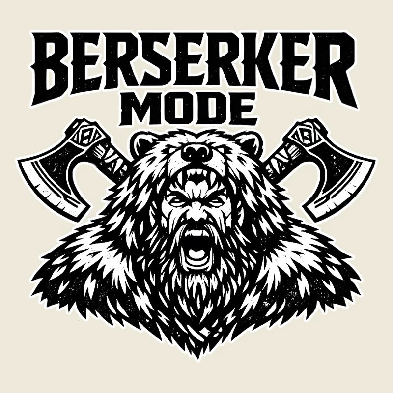 Berserker Mode Bear Axes