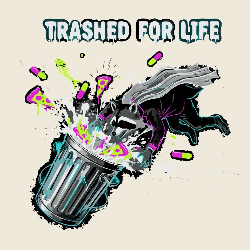 Trashed for Life Waschbär
