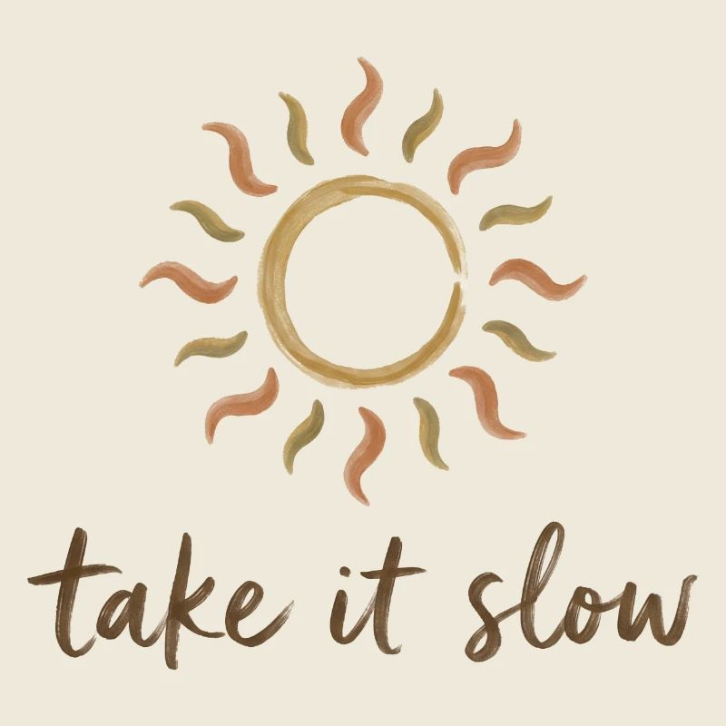 Take It Slow Sun Logo