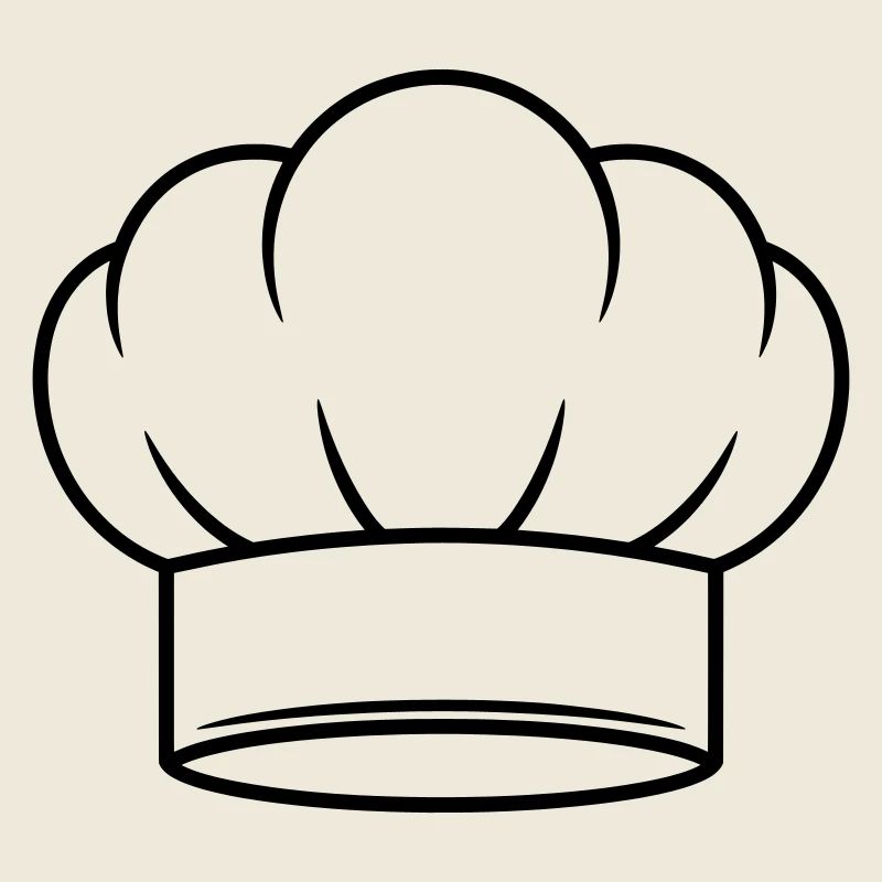 Chef Hat Vector Icon Design
