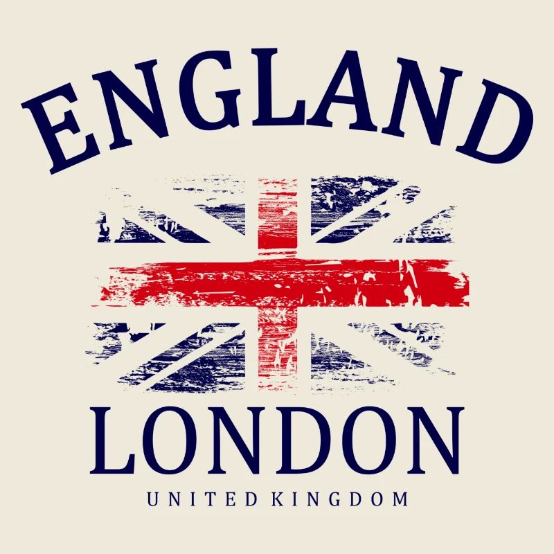 Emblème de l’Union Jack de Londres vieilli